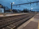 Gare Nuits au crépuscule